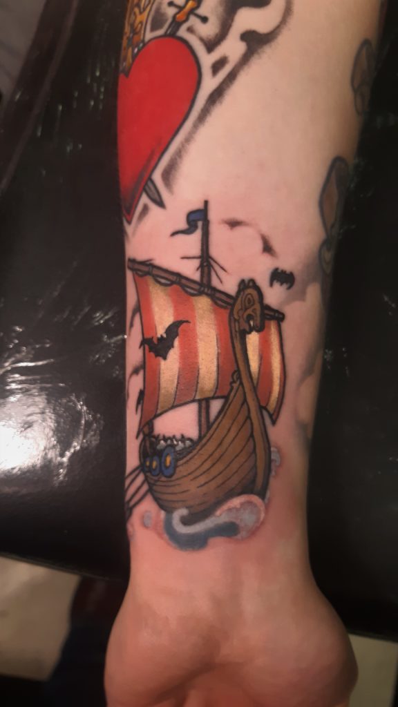 drakkar viking tattoo