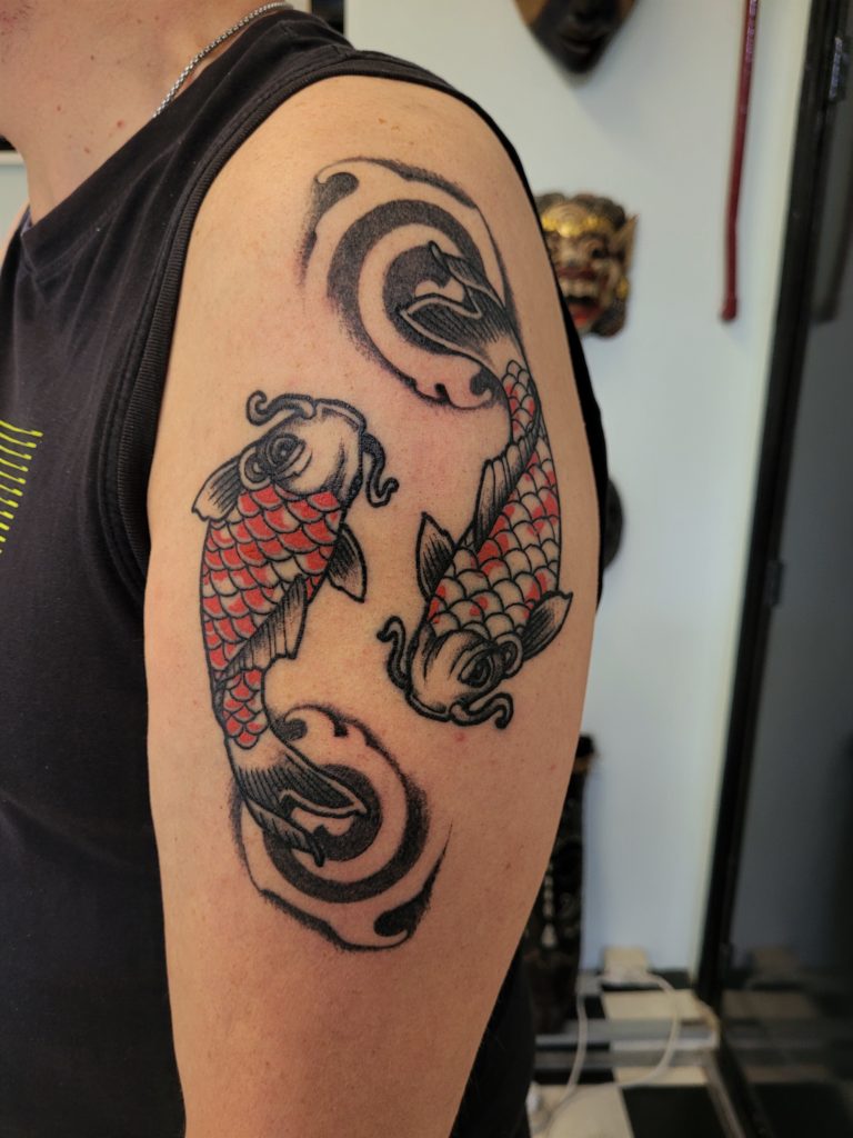 koi karper tattoo