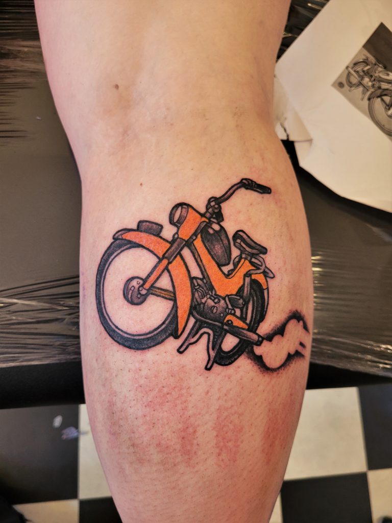 Tomos brommer tattoo