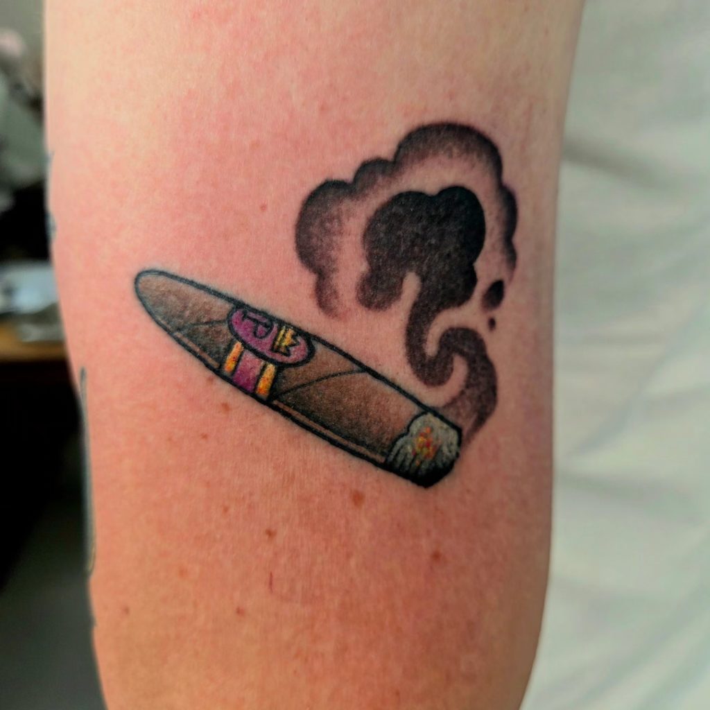 cigar tattoo