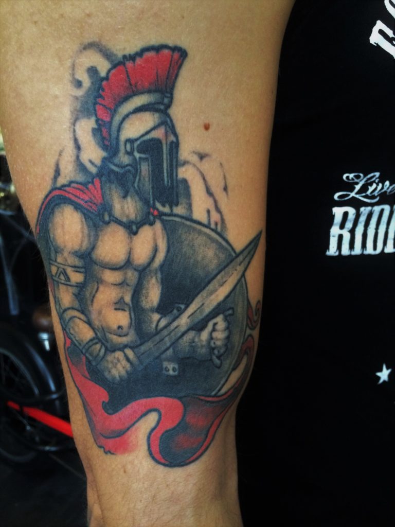 Spartan tattoo