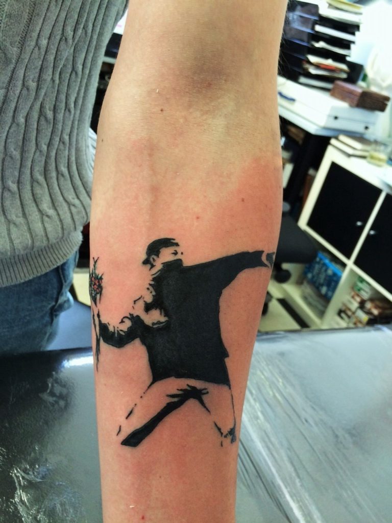 Banksy tattoo