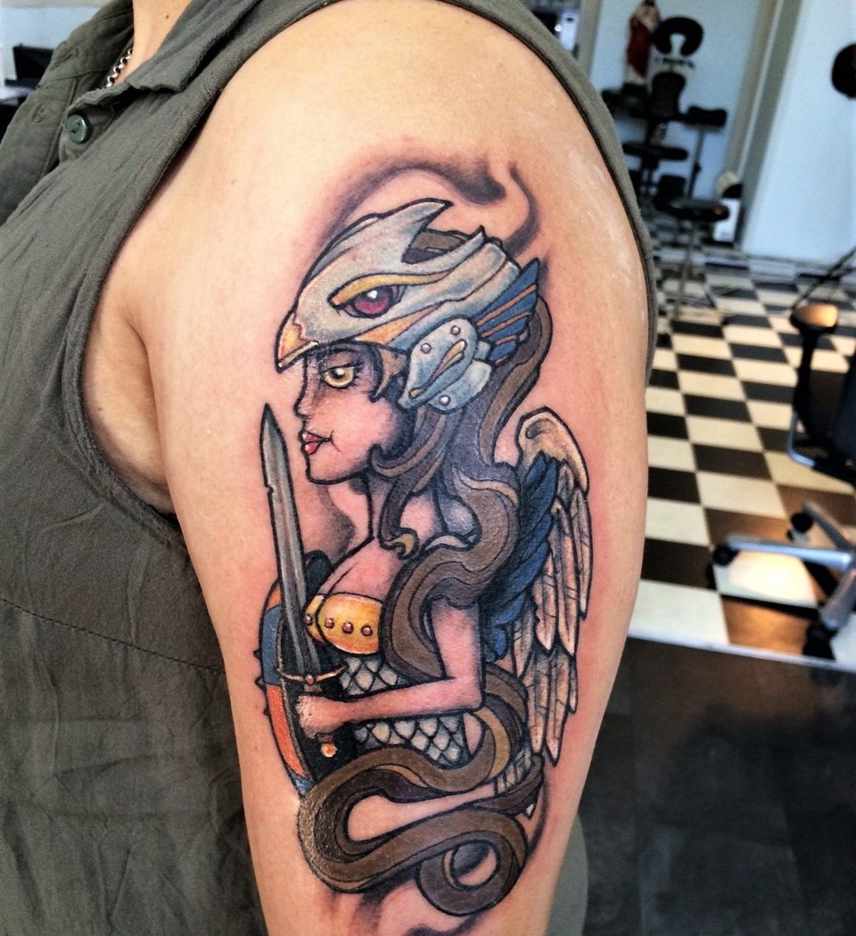 Inkfish tattoo shop Rotterdam custom tattoo ontwerpen, diverse stijlen