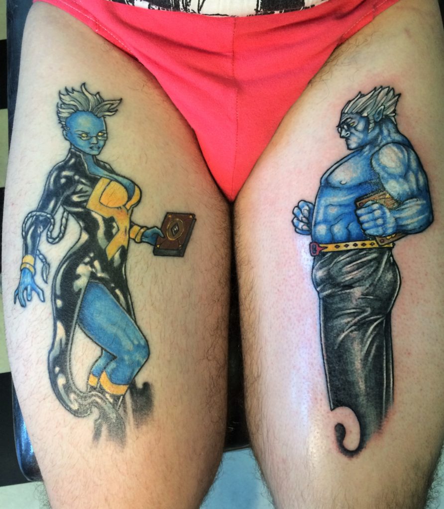 xmen tattoo superhero comics.