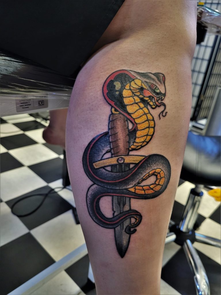 snake tattoo